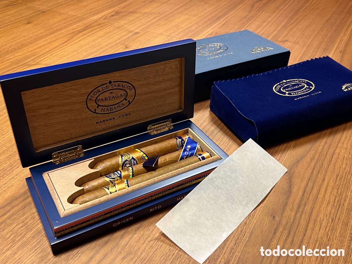 Sellos: Partag&aacute;s &ndash; caja de presentaci&oacute;n con habanos &ndash; Habana, Cuba.