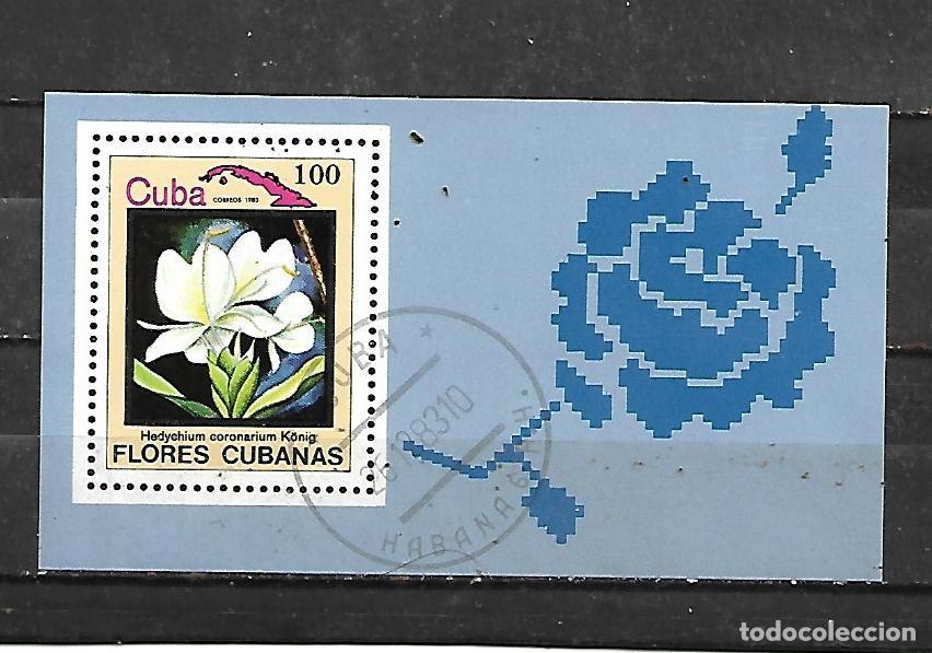 Sellos: 1983: Hoja souvenir Fauna y flora - Lirio de arroyo (CTO)