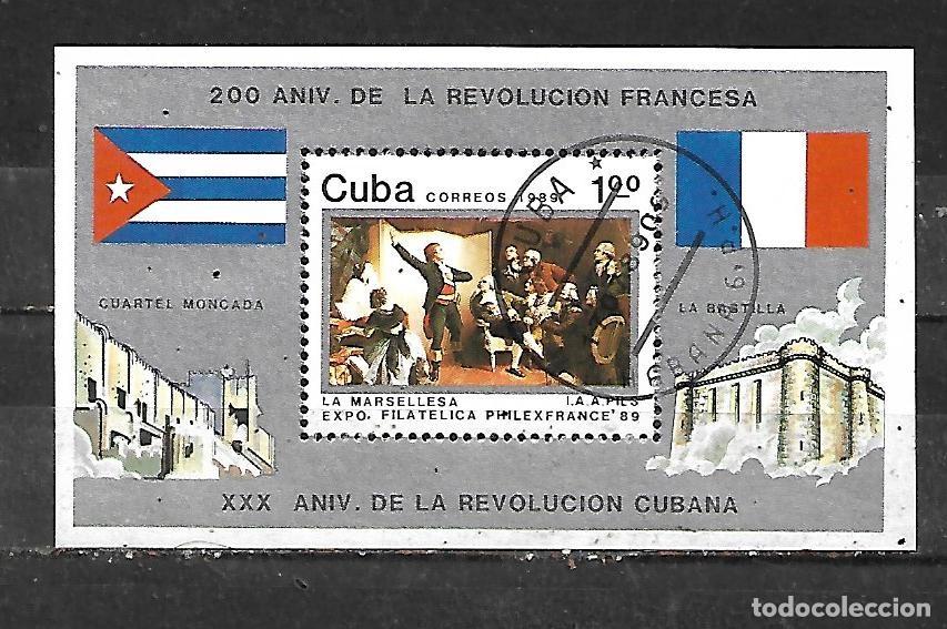 Sellos: 1989: Hoja souvenir &rdquo;Exposici&oacute;n Filat&eacute;lica Internacional &rdquo;PHILEXFRANCE '89&rdquo;. Par&iacute;s&rdquo; (CTO)
