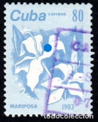 Sellos: Cuba. Flores. 1983. YT-2476. Usados