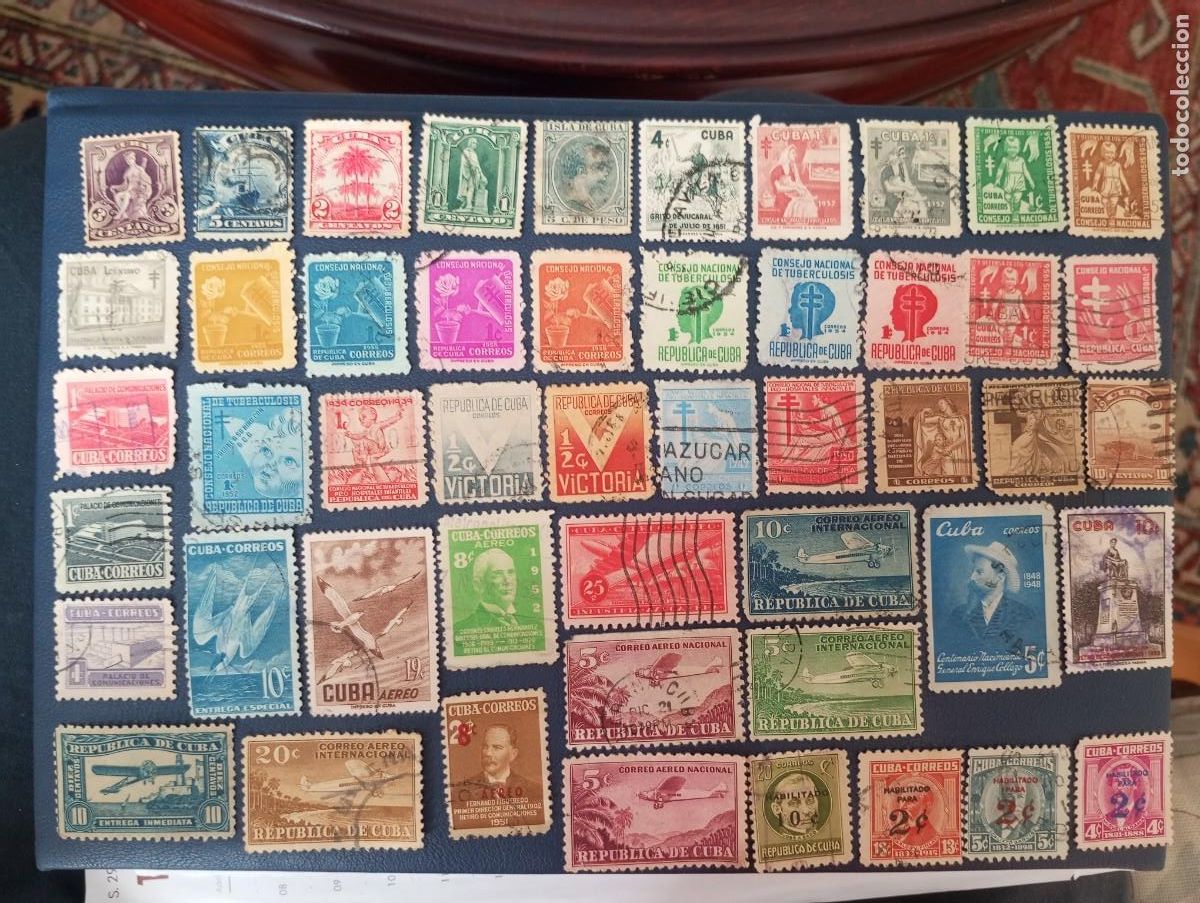 Sellos: CUBA, 50 SELLOS DIFERENTES