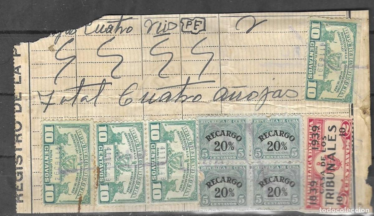 Sellos: SELLOS FISCALES DE CUBA