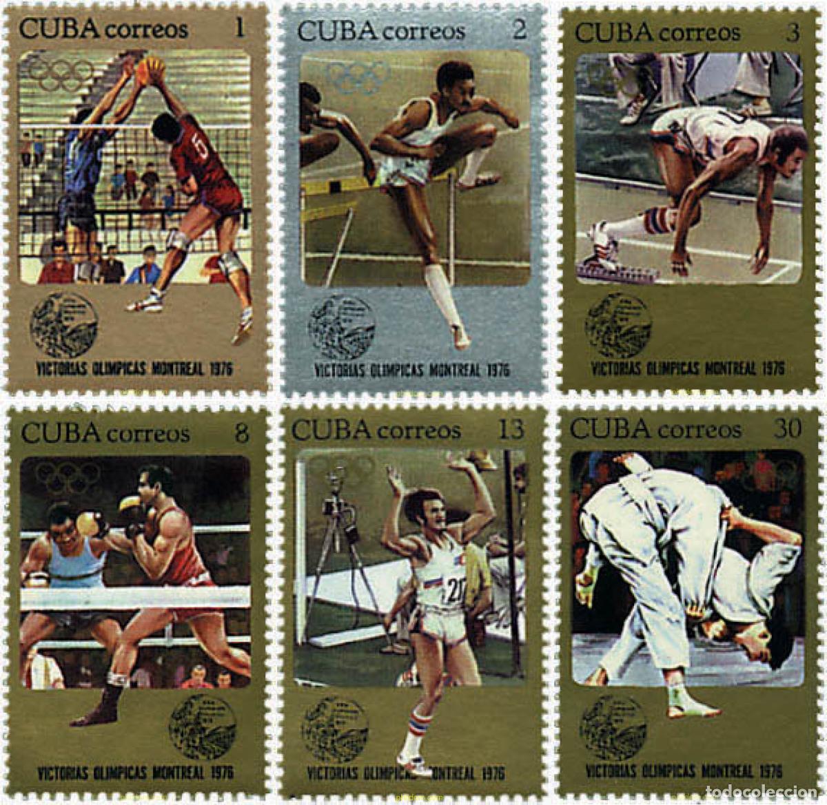 Sellos: 28968 MNH CUBA 1976 21 JUEGOS OLIMPICOS VERANO MONTREAL 1976