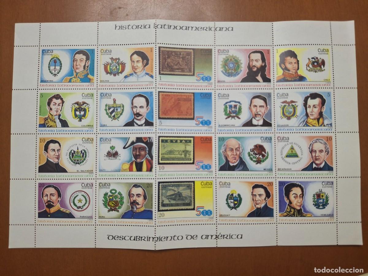Francobolli: HB500 HOJITAS BLOQUE de CUBA en NUEVO ideal para tematicas (leer descripcion)