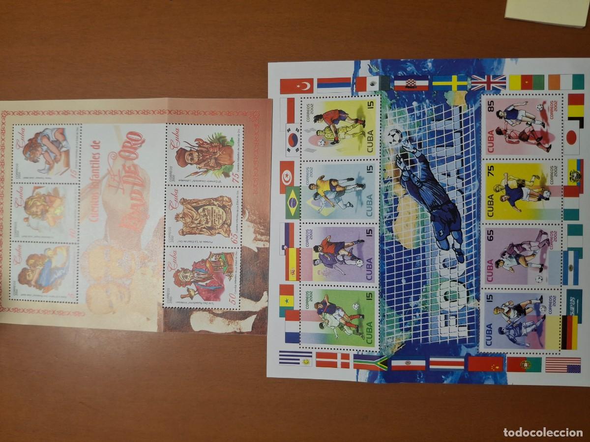 Timbres: HB504 HOJITAS BLOQUE de CUBA en NUEVO ideal para tematicas (leer descripcion)