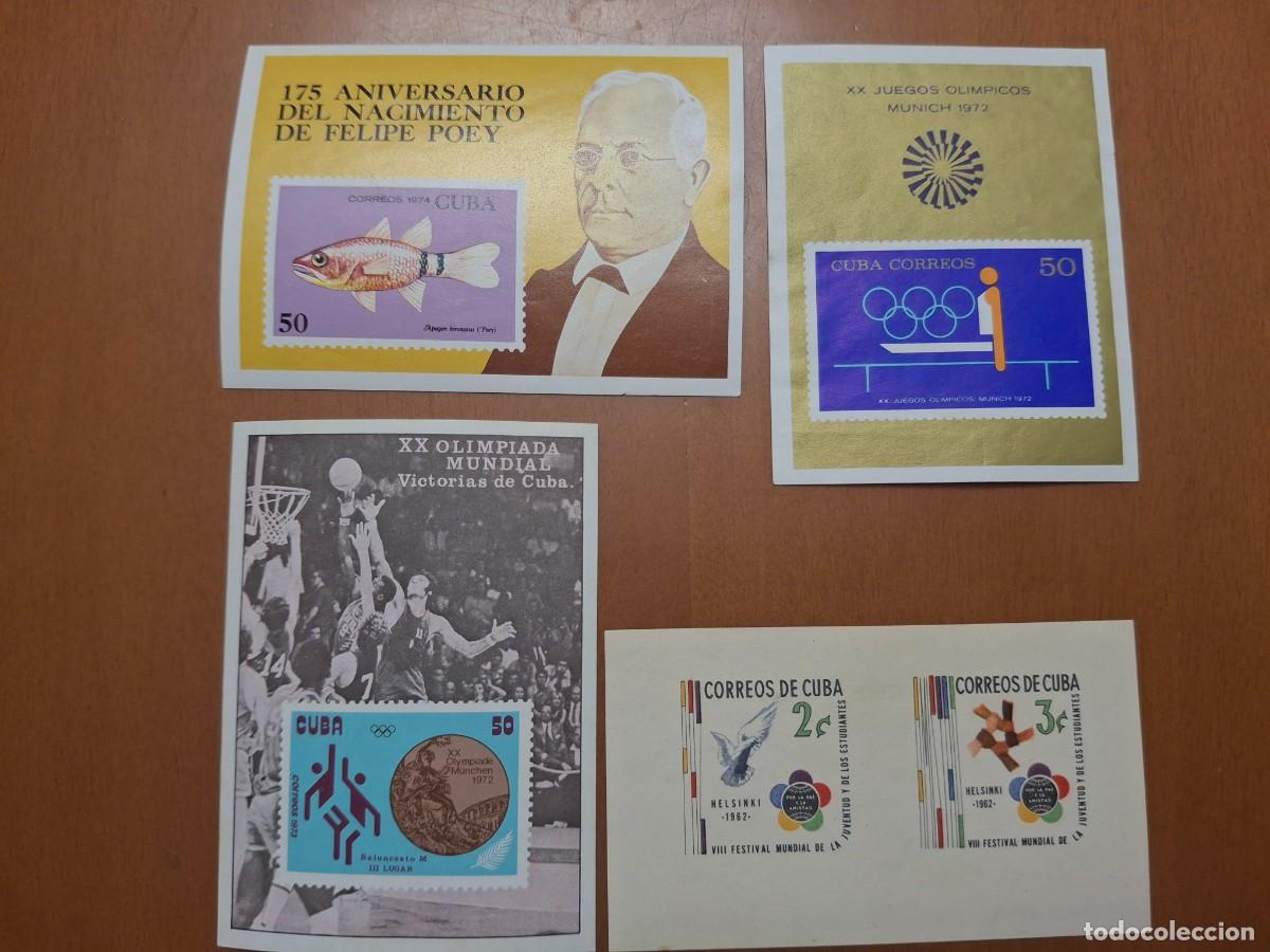 Timbres: HB508 HOJITAS BLOQUE de CUBA en NUEVO ideal para tematicas (leer descripcion)
