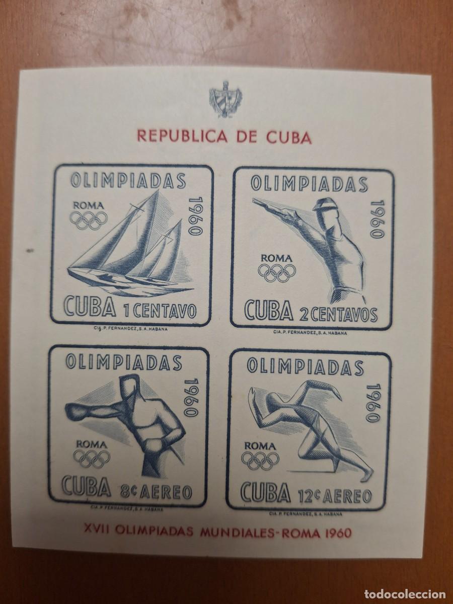 Francobolli: HB512 HOJITAS BLOQUE de CUBA en NUEVO ideal para tematicas (leer descripcion)