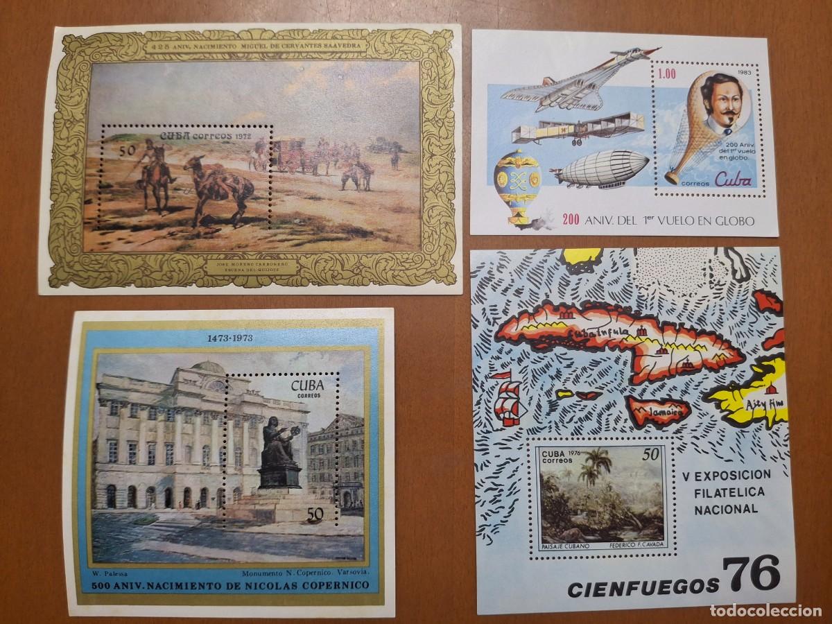 Timbres: HB515 HOJITAS BLOQUE de CUBA en NUEVO ideal para tematicas (leer descripcion)
