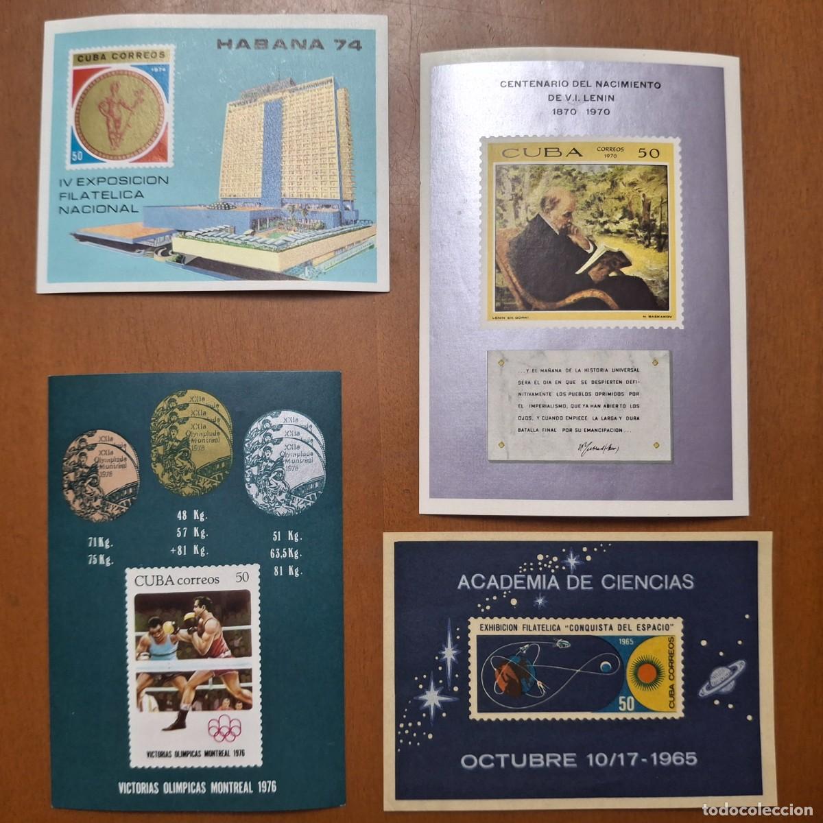 Timbres: HB517 HOJITAS BLOQUE de CUBA en NUEVO ideal para tematicas (leer descripcion)