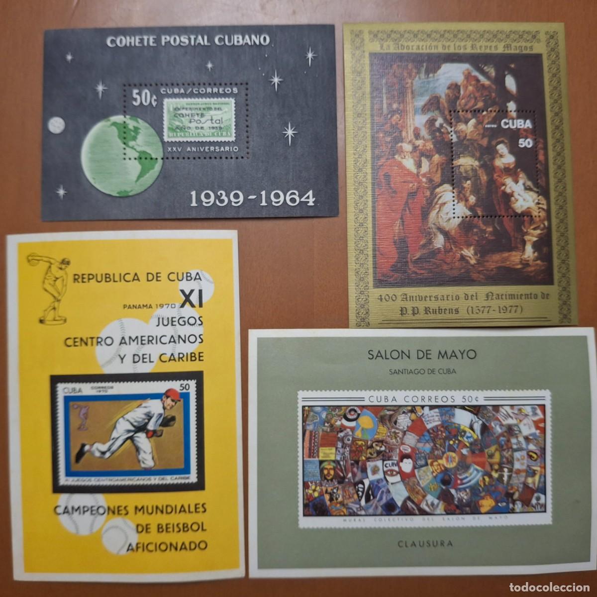 Timbres: HB518 HOJITAS BLOQUE de CUBA en NUEVO ideal para tematicas (leer descripcion)