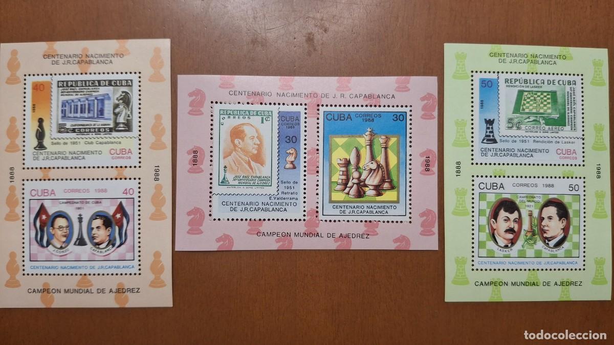 Timbres: HB521 HOJITAS BLOQUE de CUBA en NUEVO ideal para tematicas (leer descripcion)