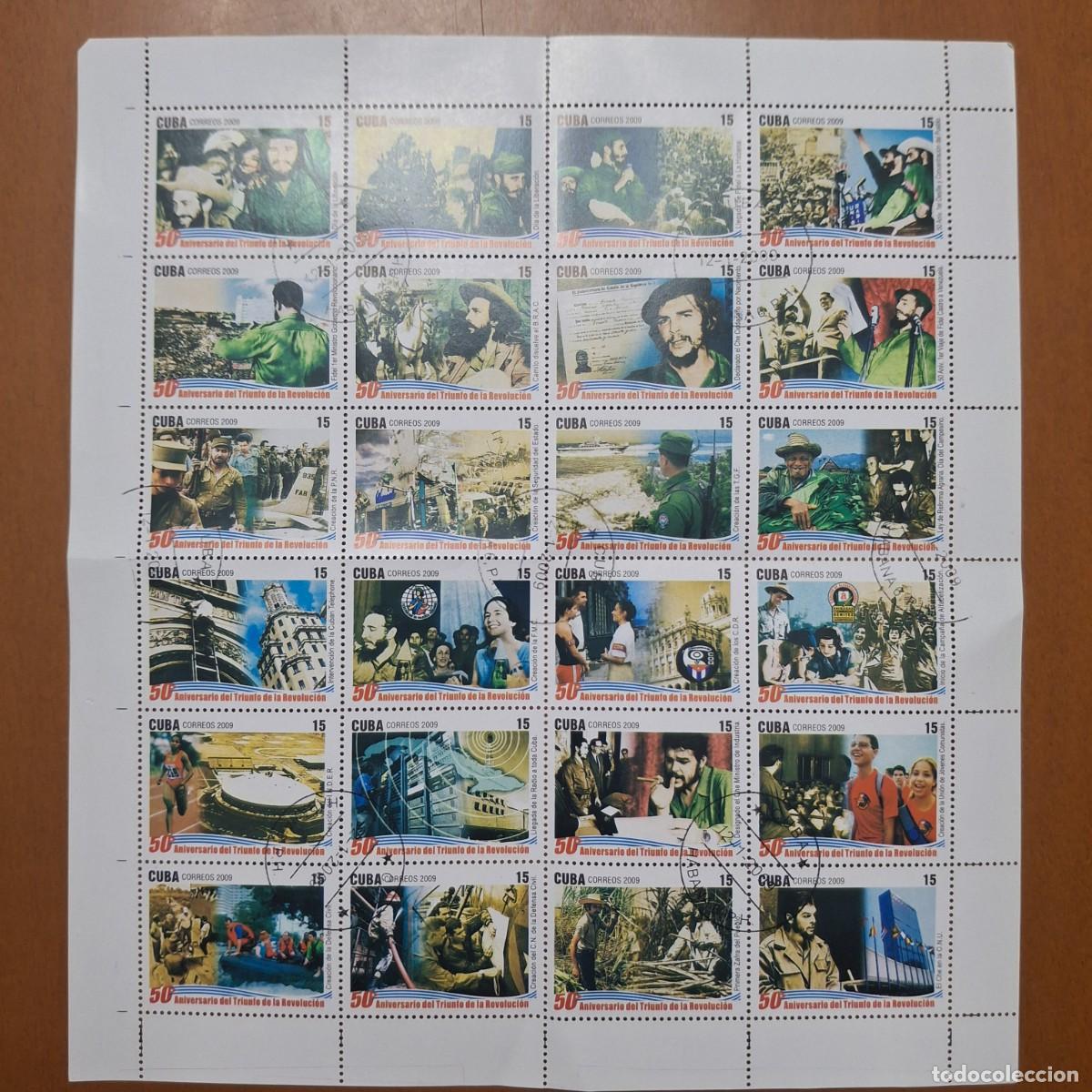 Timbres: HB524 HOJITAS BLOQUE de CUBA en usado ideal para tematicas (leer descripcion)