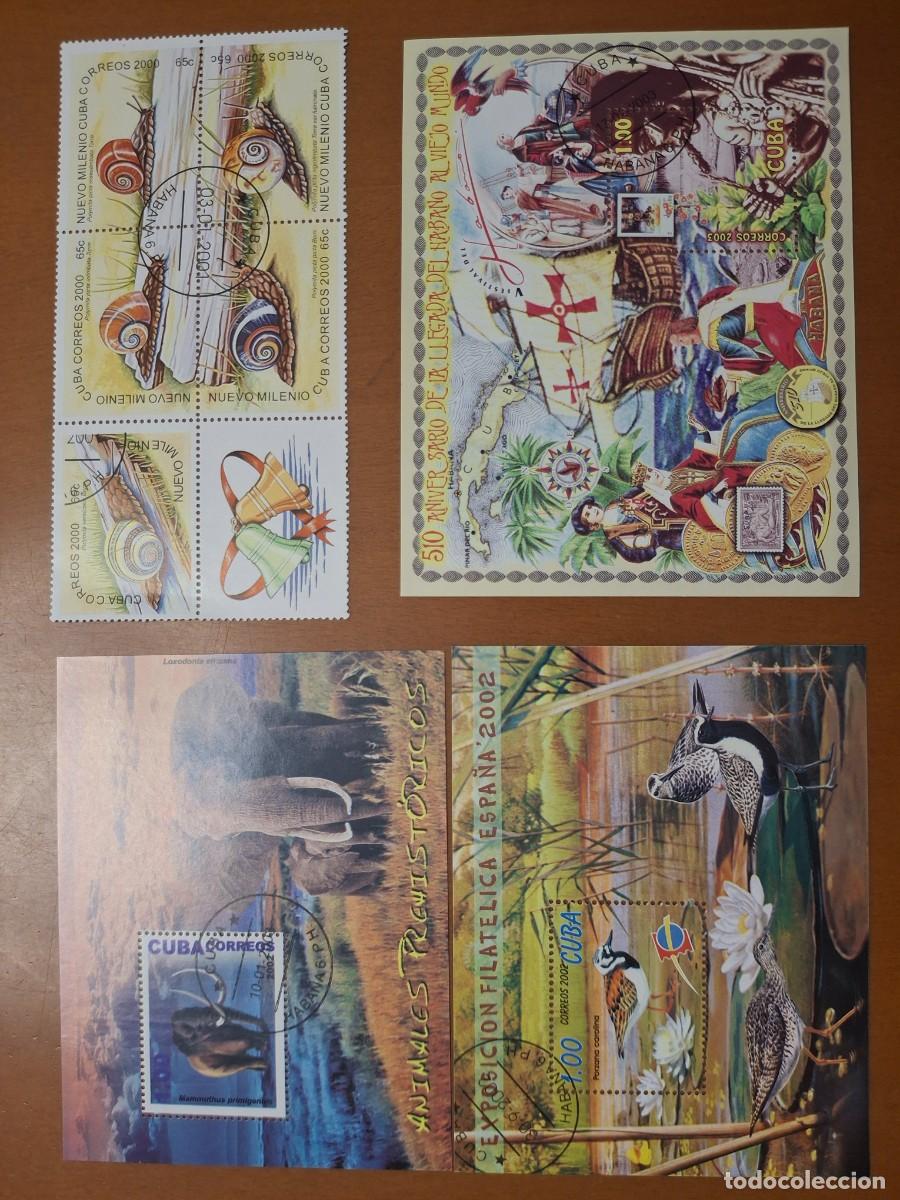 Timbres: HB540 HOJITAS BLOQUE de CUBA en usado ideal para tematicas (leer descripcion)