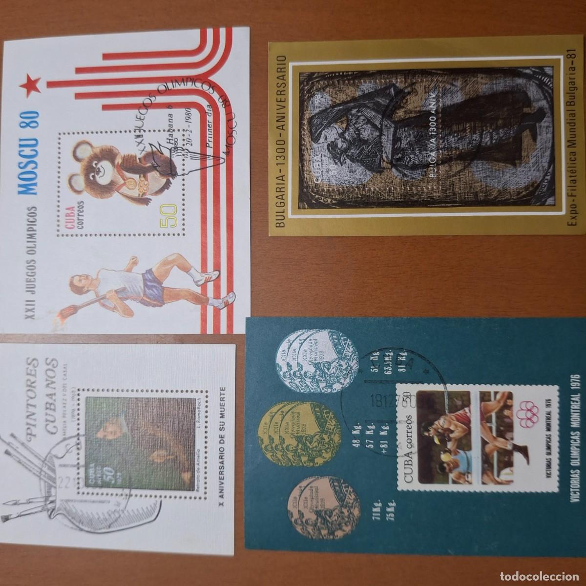 Timbres: HB549 HOJITAS BLOQUE de CUBA en usado ideal para tematicas (leer descripcion)