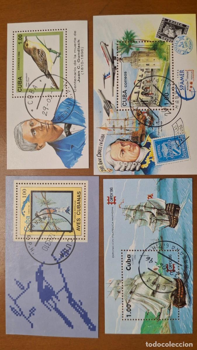 Timbres: HB553 HOJITAS BLOQUE de CUBA en usado ideal para tematicas (leer descripcion)