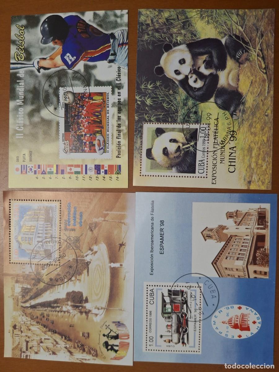 Timbres: HB556 HOJITAS BLOQUE de CUBA en usado ideal para tematicas (leer descripcion)
