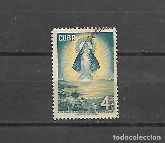 Sellos: CUBA SELLO MATASELLADO DE LA SERIE DE 1956 N&ordm; 671----