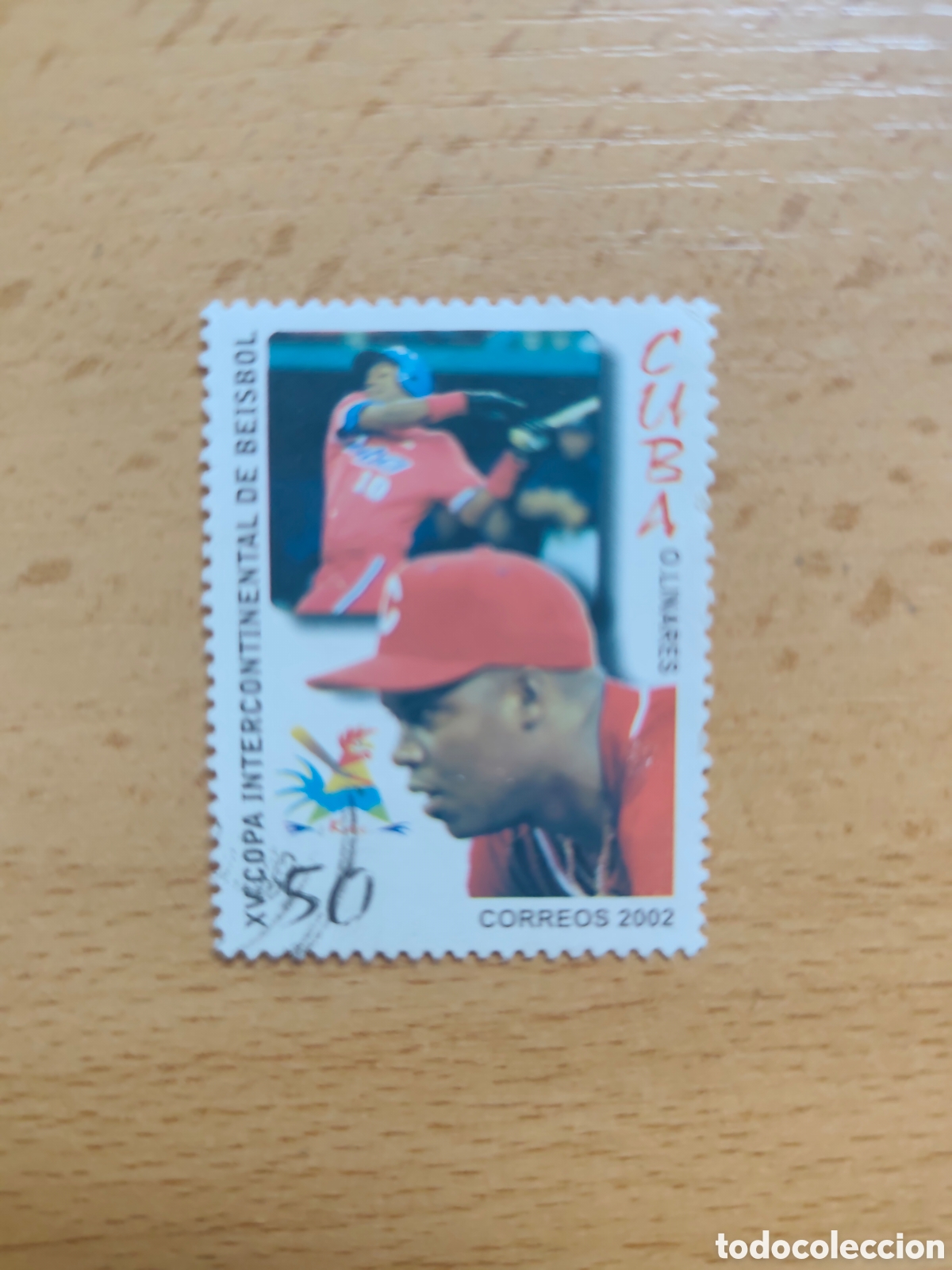 Sellos: Lote 3Sellos Cuba 2002 Jugadores BeisbzO. Kindelan - Foto 2