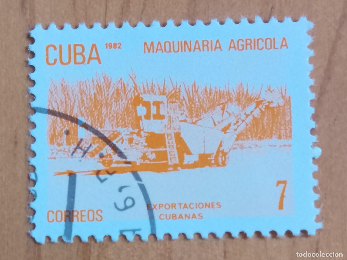 Stamps: CUBA - V/F 7 - MAQUINARIA AGR&Iacute;COLA, A&Ntilde;O 1982 - VER DESCRIPCI&Oacute;N