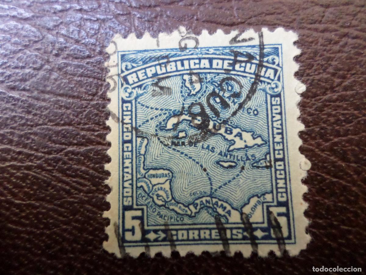 Sellos: :cuba, 1914, mapa de cuba, Yvert 169 - Foto 1