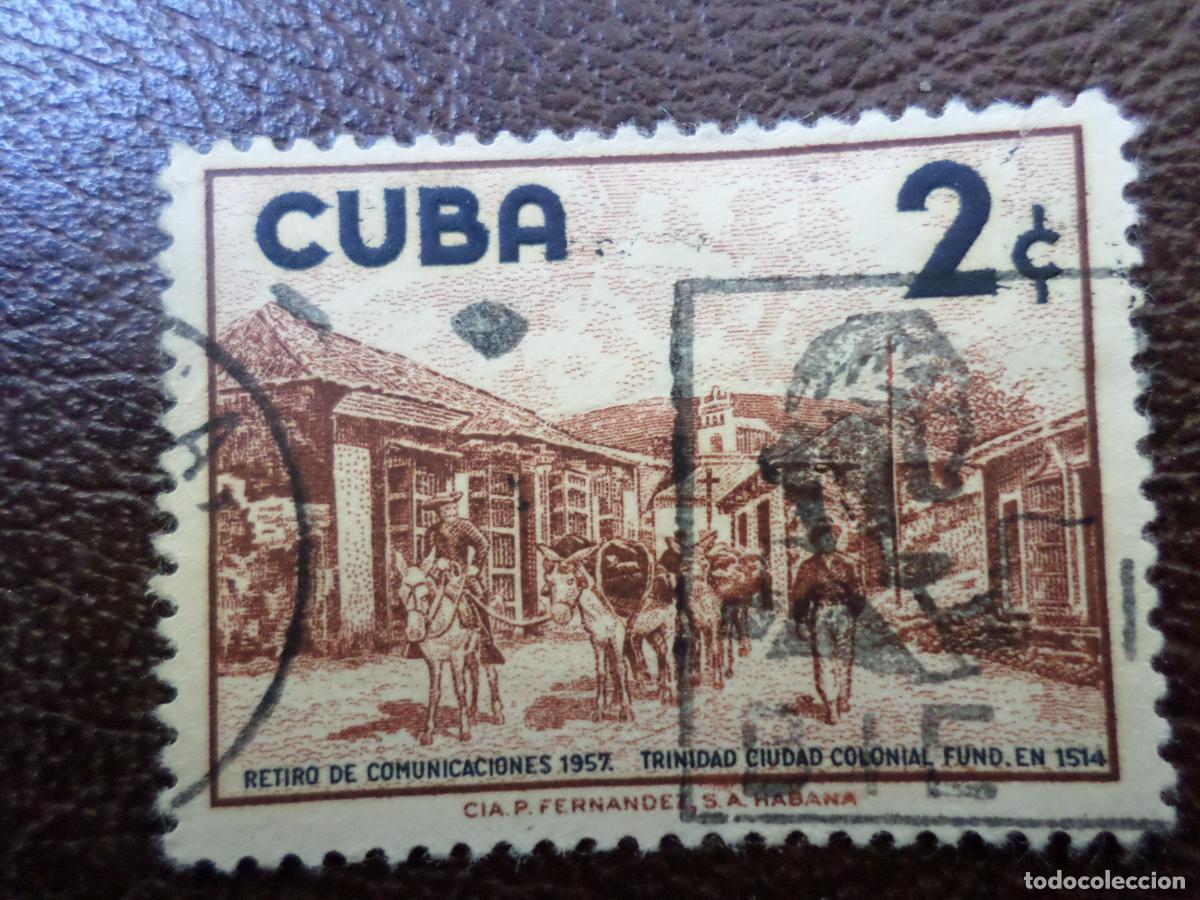 Sellos: :cuba, 1957, hospicio de trinidad, Yvert 470