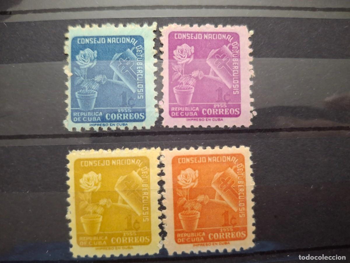 Selos: HB1647 GRANDES SERIES MUNDIALES sellos en NUEVO** CUBA 1955 pro beneficiencia Michel 26/29