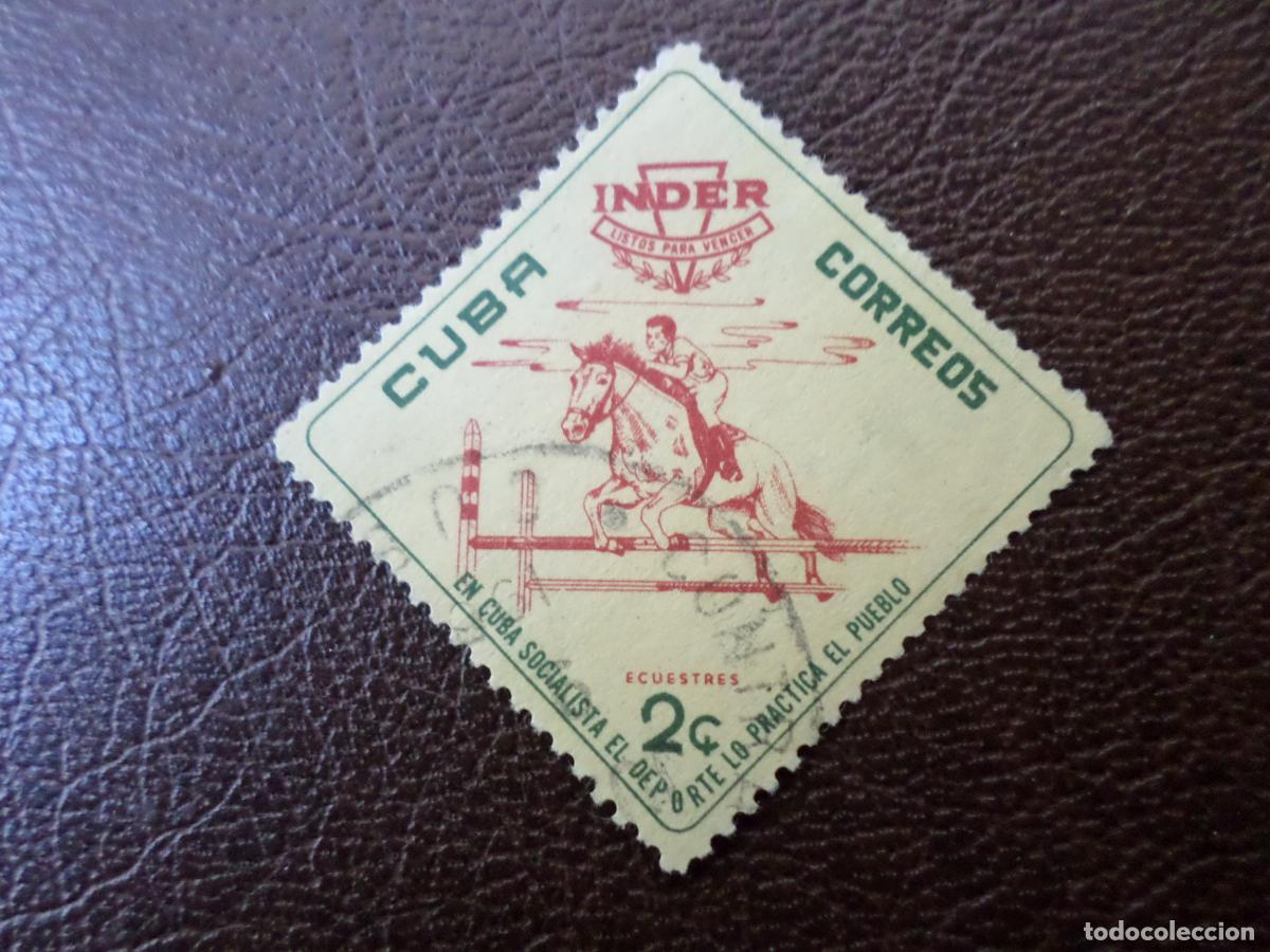 Sellos: :cuba, 1962, instituto nacional de deportes, equitaci&oacute;n, Yvert 606