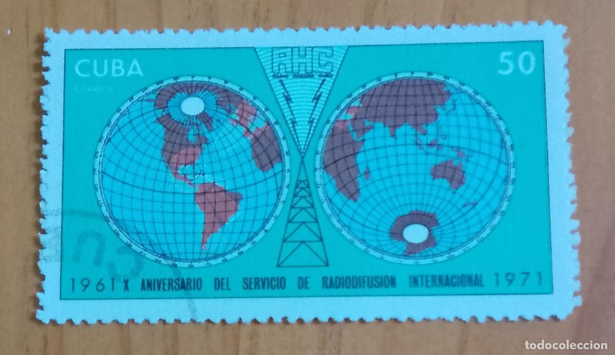 Timbres: CUBA - V/F 50 - X ANIVERSARIO DEL SERVICIO DE RADIOFUSI&Oacute;N INTERNACIONAL - VER DESCRIPCI&Oacute;N