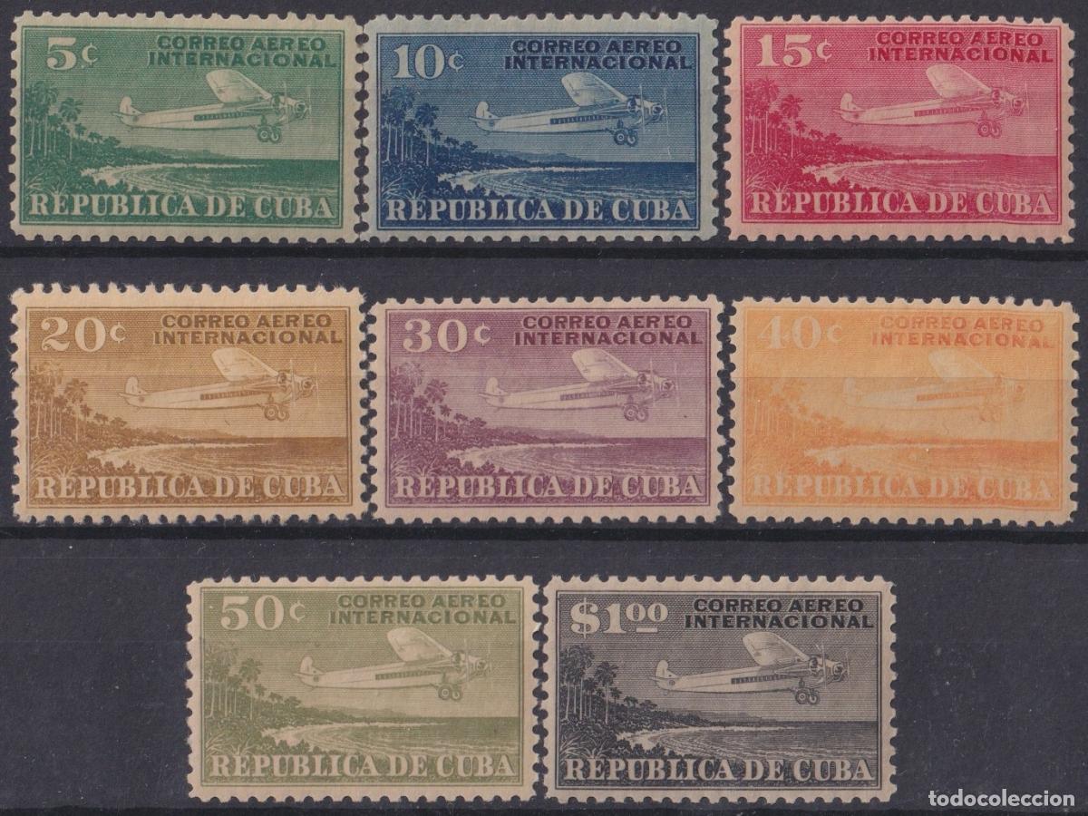 Selos: 1930-115 CUBA REPUBLICA 1930 MLH INTERNATIONAL AIRMAIL SERVICE AVION AIRPLANE ORIGINAL GUM.