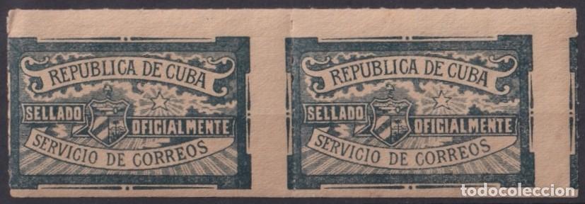 Sellos: 1915-44 CUBA REPUBLICA 1915 MNH OFFICIAL SEALLED PAIR.