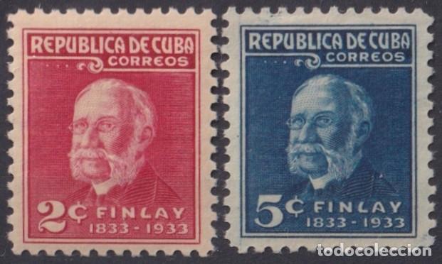Sellos: 1934-172 CUBA REPUBLICA 1934 MLH CARLOS J FINLAY YELLOW FEVER HEALTH MEDICINE ORIGINAL GUM.