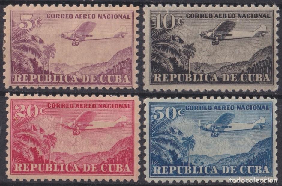 Briefmarken: 1931-73 CUBA REPUBLICA 1930 NATIONAL AIRMAIL SERVICE AVION AIRPLANE ORIGINAL GUM