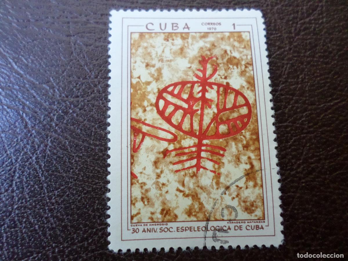Sellos: :cuba, 1970, 30 aniv. sociedad de espeleologia de cuba, Yvert 1383