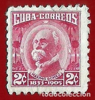 Sellos: Cuba. 1954. Scott # 520. Maximo Gomez. Militar