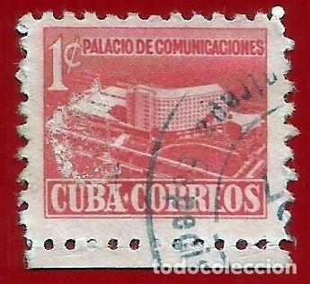 Sellos: Cuba. 1958. Scott # RA43. Palacio de Comunicaciones