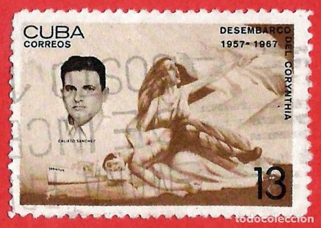 Sellos: Cuba. 1967. Scott # 1208. 13 Marzo 1957. Desembarco del Corynthia