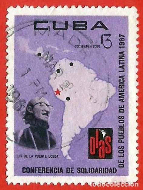 Sellos: Cuba. 1967. Scott # 1246. Solidaridad de los Pueblos America latina