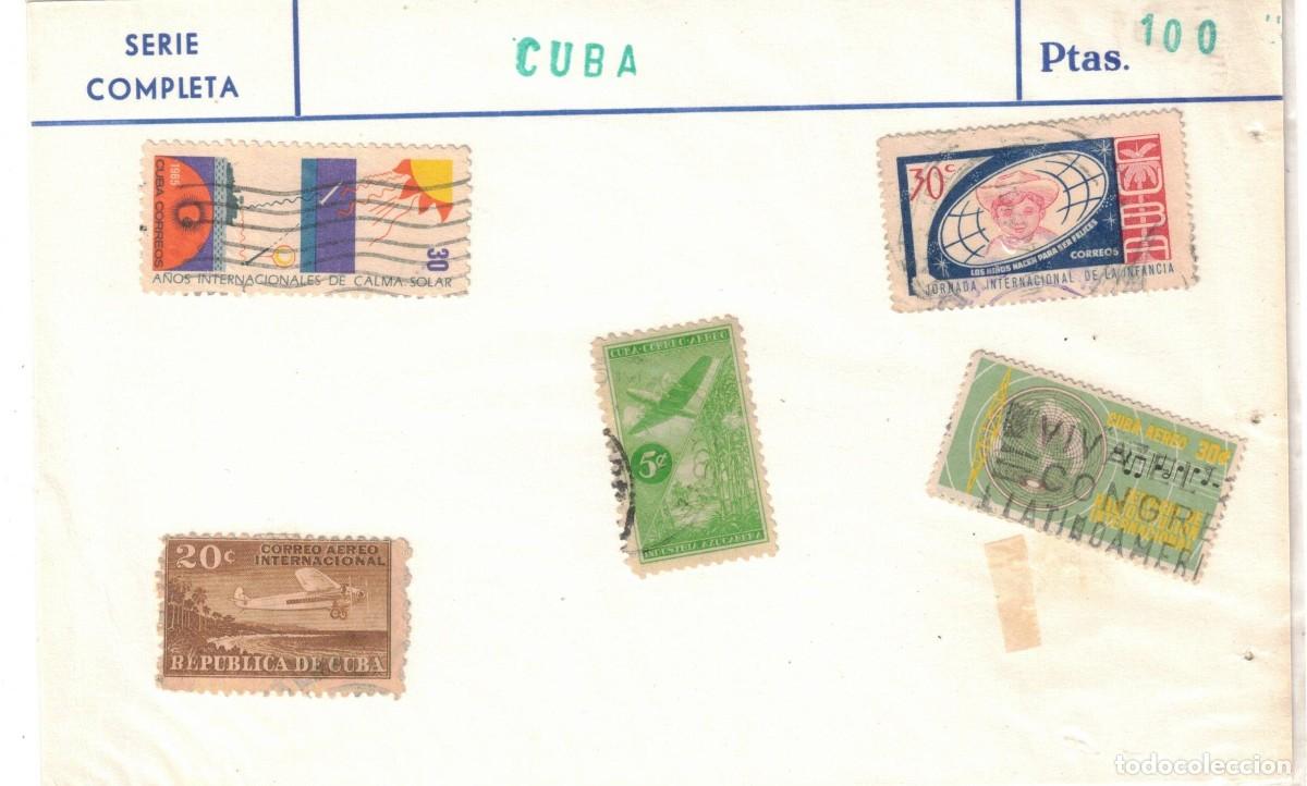 Sellos: :::: CR12 - SELLOS - SERIE COMPLETA - CUBA