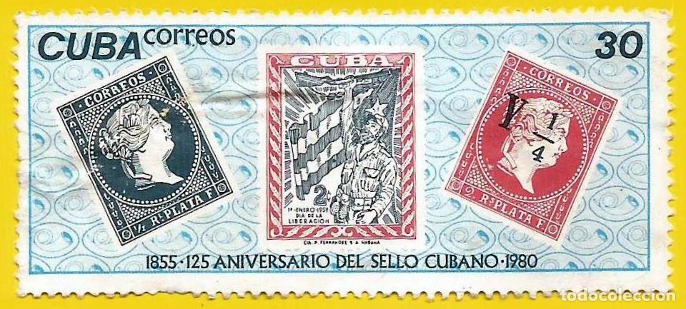 Sellos: Cuba. 1980. Scott # 2327. 125 Aniversario del Primer Sello de Correos cubano