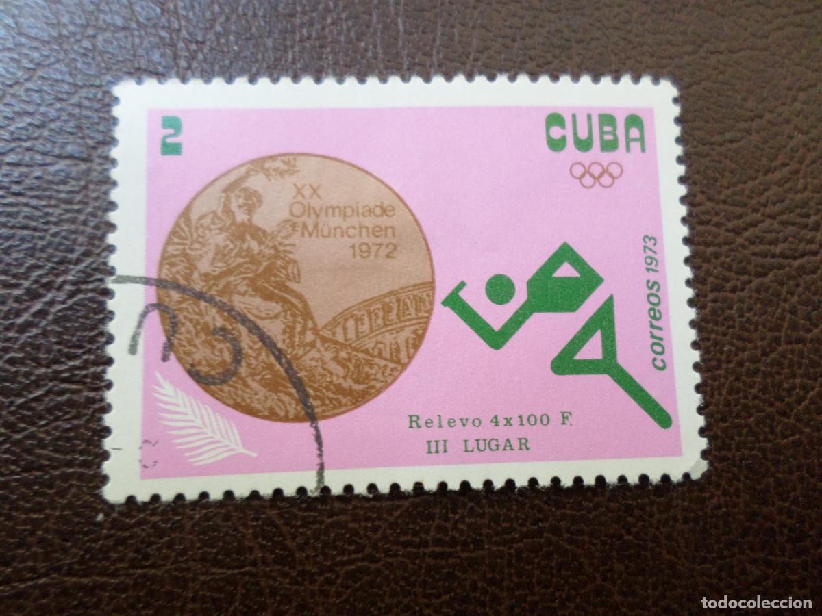 Sellos: :cuba, 1973, victorias olimpicas en munich-72, Yvert 1642