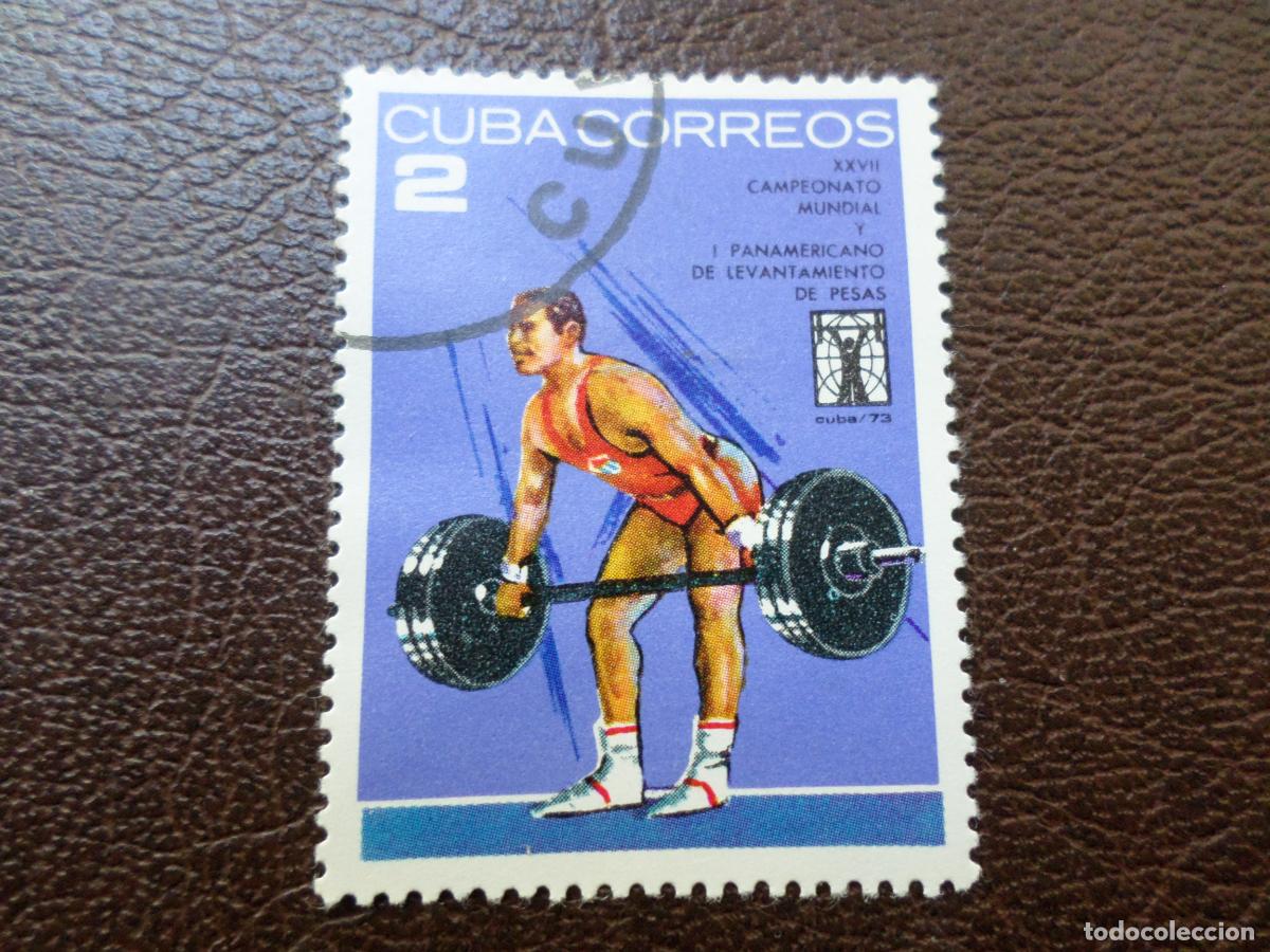 Sellos: :cuba, 1973, XXVII campeonatos del mundo de halterofilia, Yvert 1702