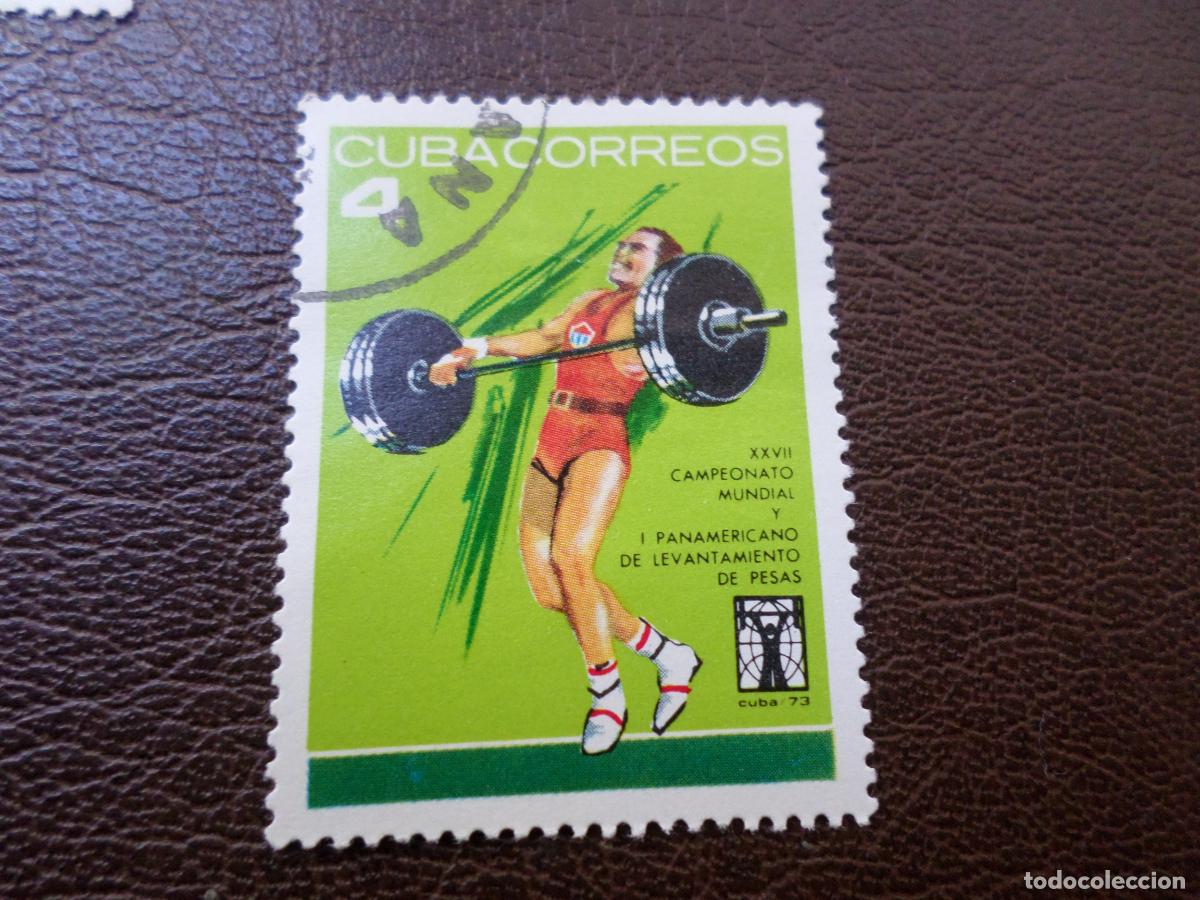 Sellos: :cuba, 1973, XXVII campeonatos del mundo de halterofilia, Yvert 1704