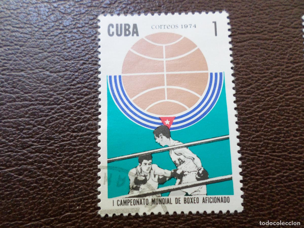 Sellos: :cuba, 1974, campeonatos del mundo de boxeo, Yvert 1785