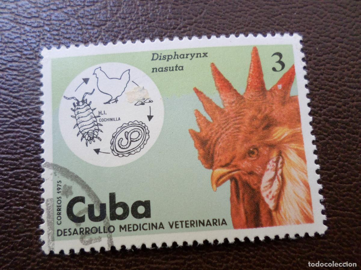 Sellos: :cuba, 1975, desarrollo medicina veterinaria, Yvert 1888