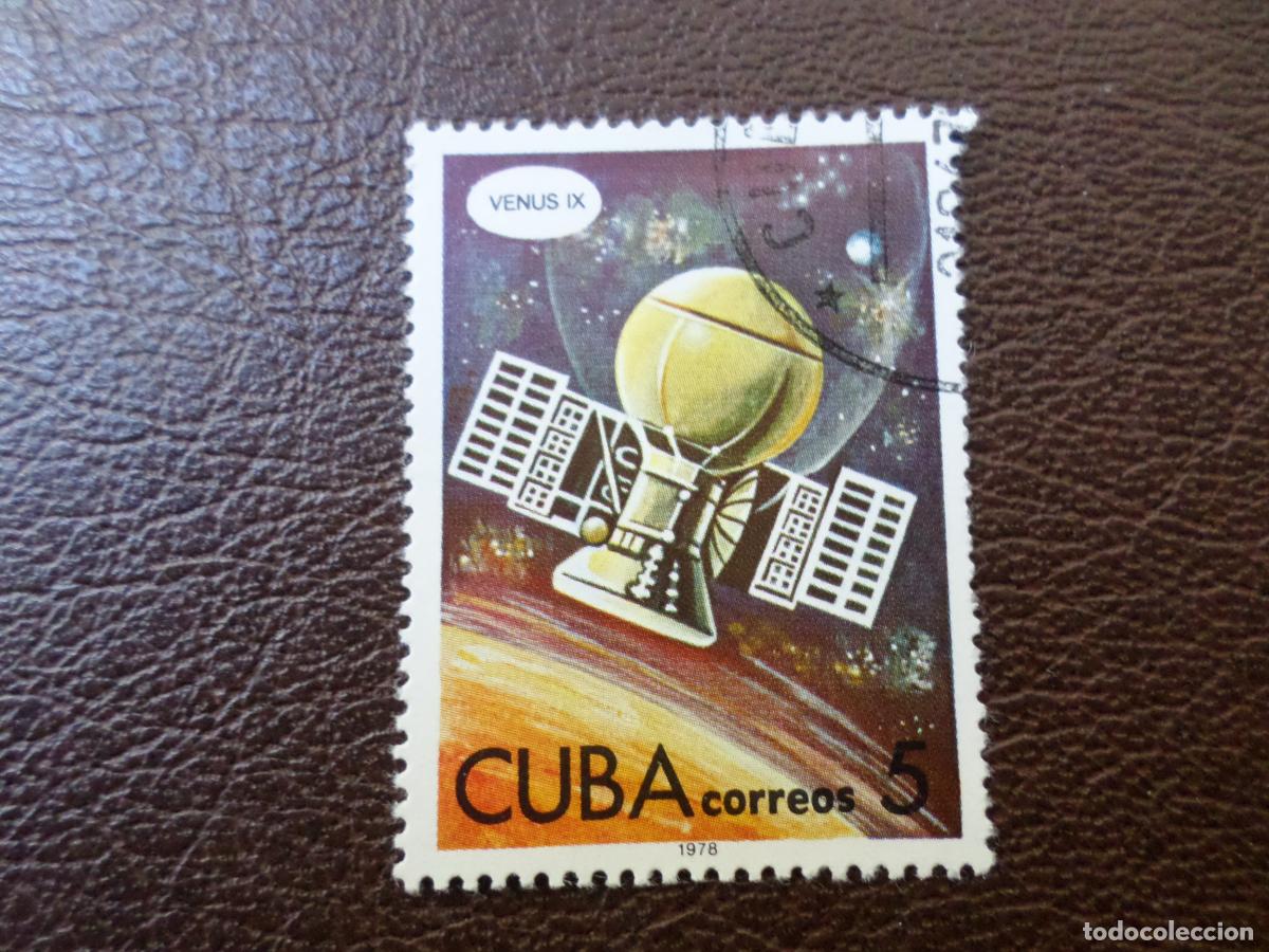 Sellos: :cuba, 1978, dia de la astronautica, venus 9, Yvert 2051