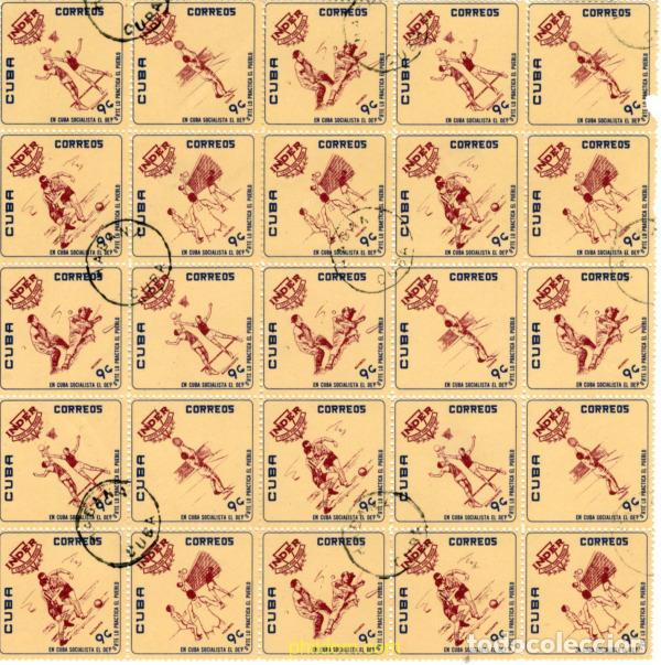 Sellos: 797773 USED CUBA 1962 INSTITUTO NACIONAL DEL DEPORTE