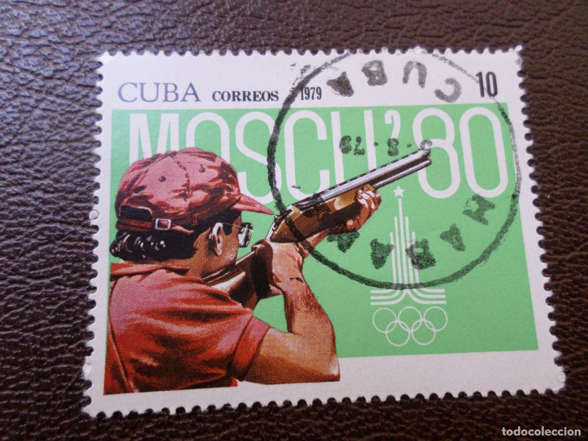 Selos: :cuba, 1979, preolimpica de moscu, Yvert 2137