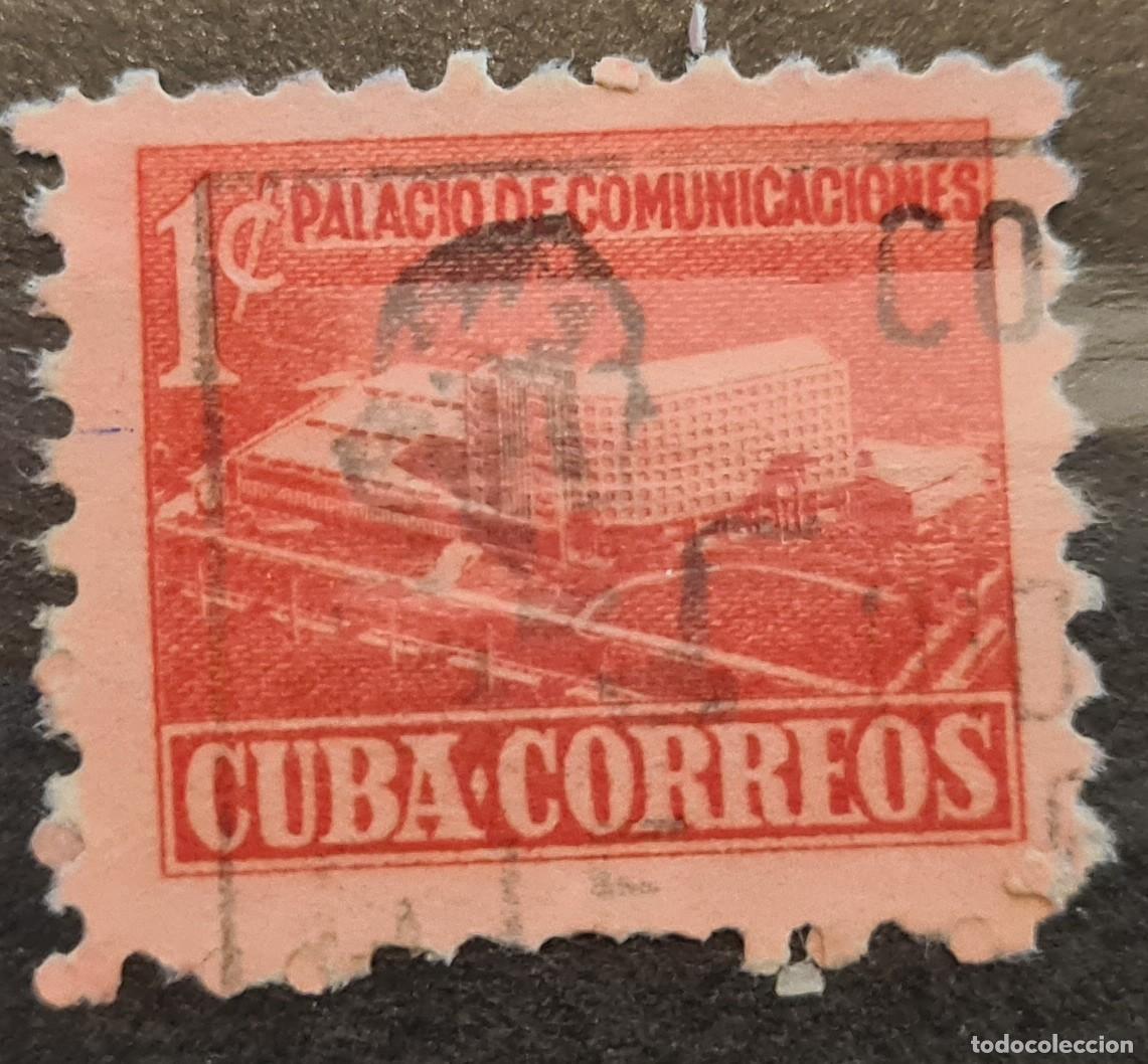 Sellos: Sello usado de Cuba 1958: Casa de Correos