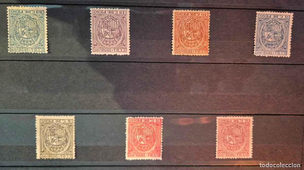 Sellos: CUBA sellos fiscales 1898-1899