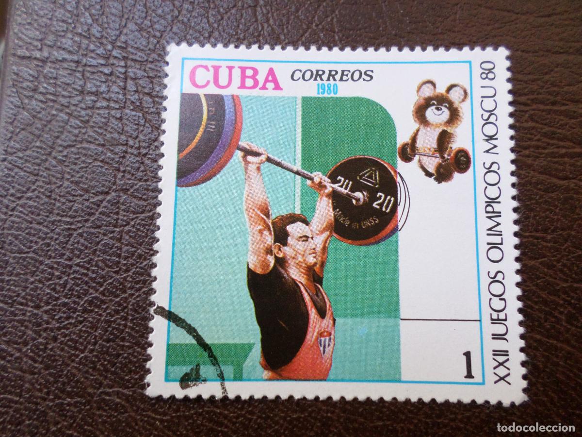 Sellos: :cuba, 1980, juegos olimpicos de moscu, Yvert 2170
